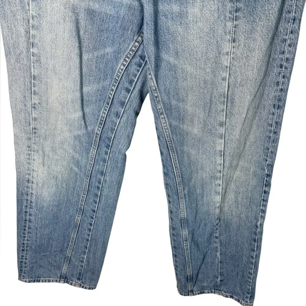 Mango Women’s Sz 8 Straight Jeans with Decorative Seams - Picture 5 of 8